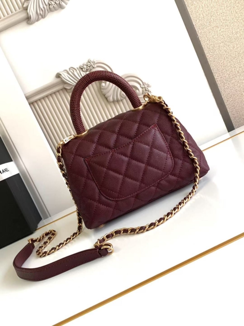 Ch**el top handle bags